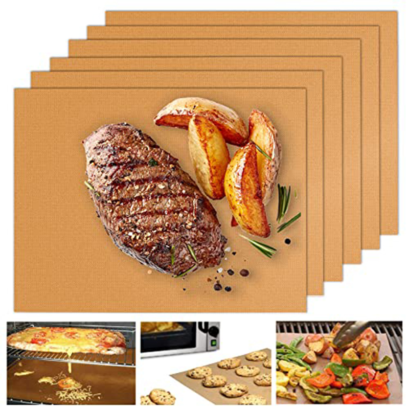 Super Kitchen Baking Mat - 60*40cm 비 스틱 바베큐 그릴 매트