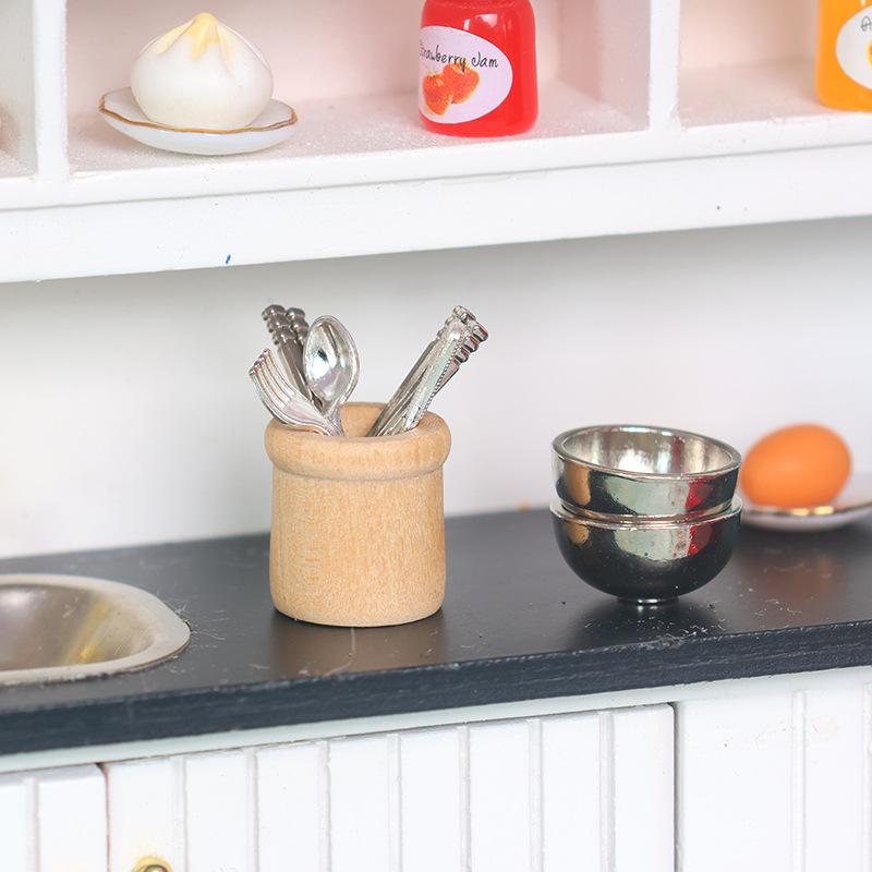 Kitchen Utensils - 미니어처 주방용품 세트 1:12 스케일 인형의