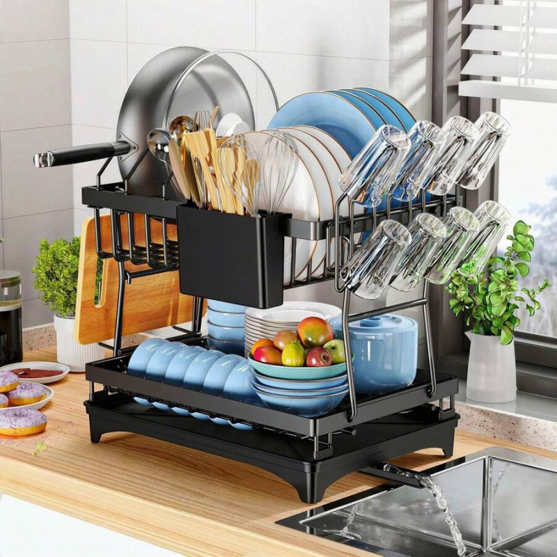Kitchen Utensils - 녹슬지 않는 스테인리스 스틸 식기 건조대,