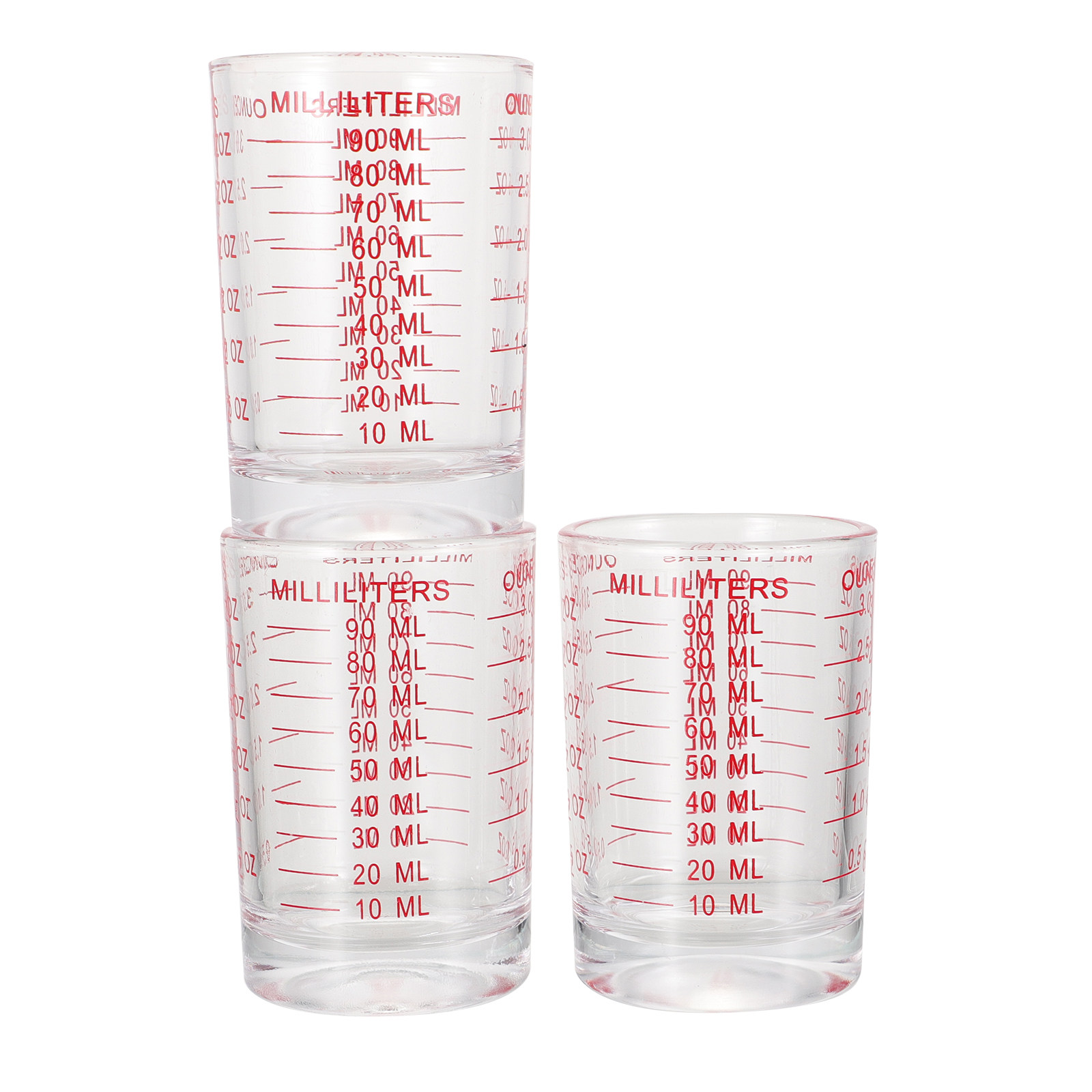 Kitchen Tools For Baking - 3Pcs 유리 계량컵 세트, 베이킹, 요리,