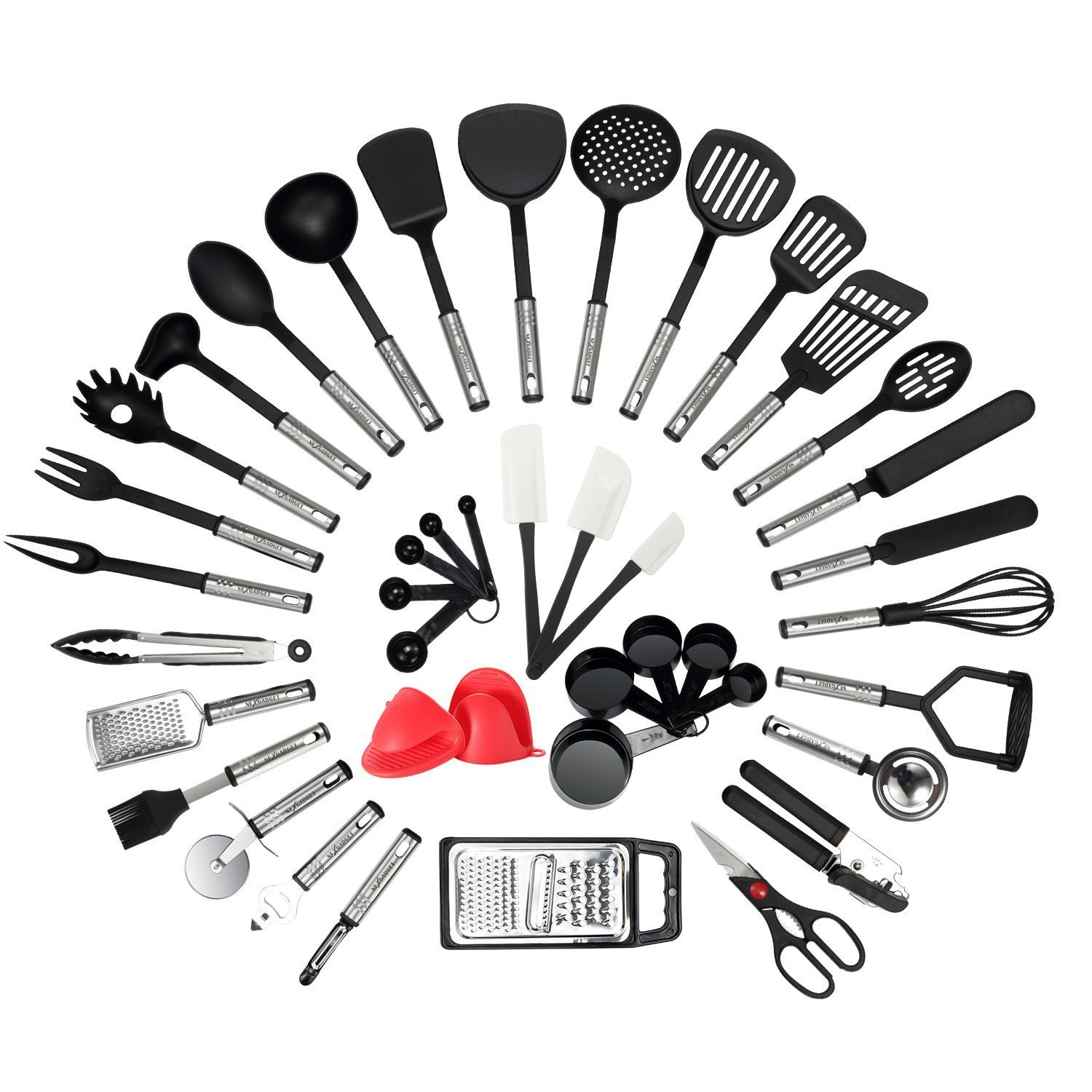 Kitchen Utensils - 핫세일 42종 논스틱 내열 나일론 스테인리스