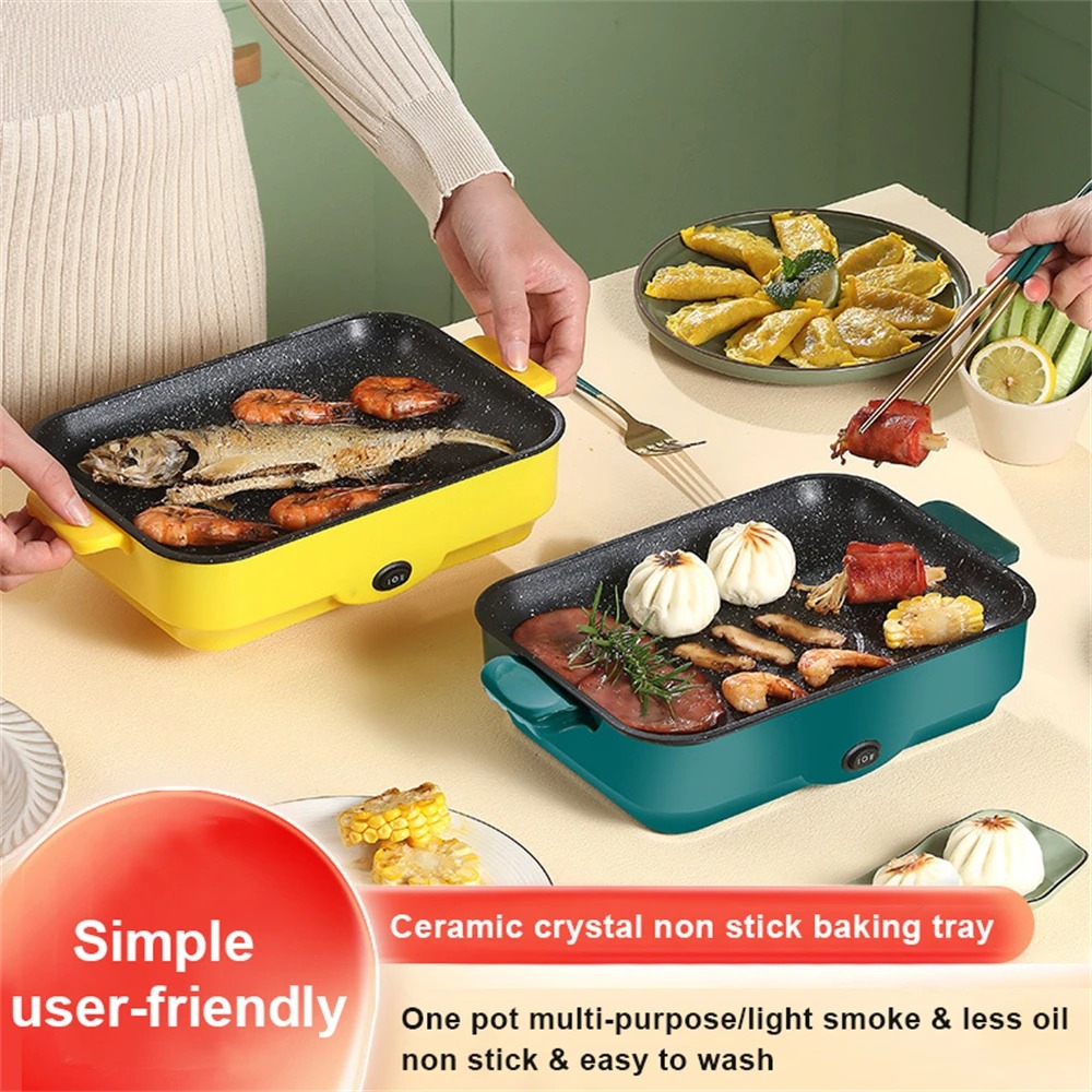 다기능 전기 바베큐 그릴 26cm 스퀘어 미니 전기 베 - Kitchen Baking Tray Organiser 리뷰 및 가격