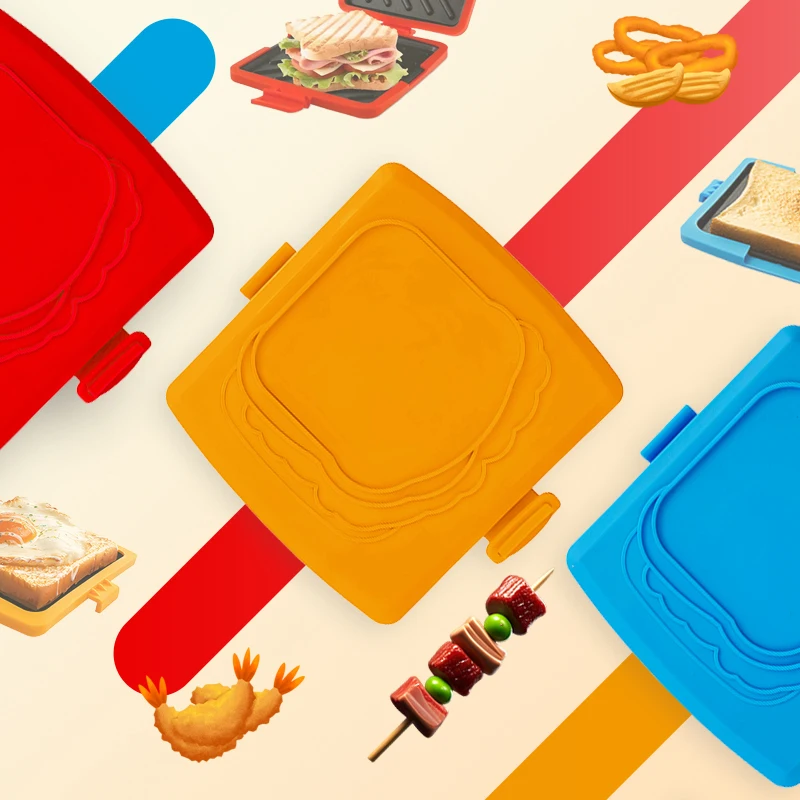 3팩 식품 등급 샌드위치 토스터, 버터 나이프 및 오일 - Kitchen Baking Gadgets 리뷰 및 가격