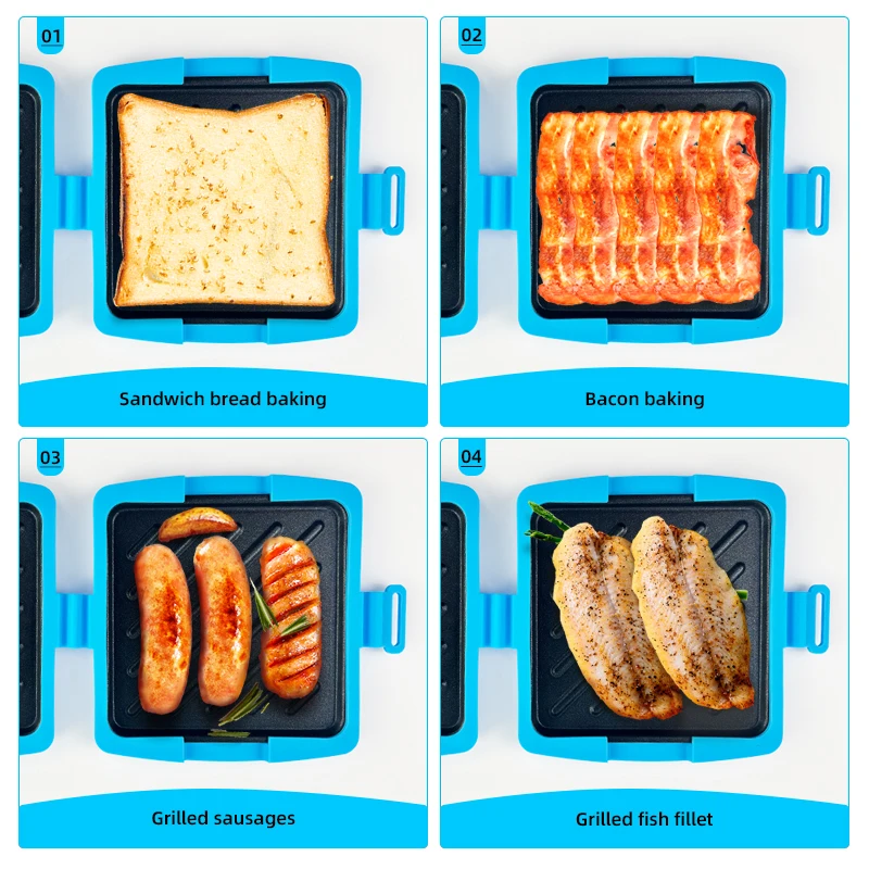 3팩 식품 등급 샌드위치 토스터, 버터 나이프 및 오일 - Kitchen Baking Gadgets 리뷰 및 가격