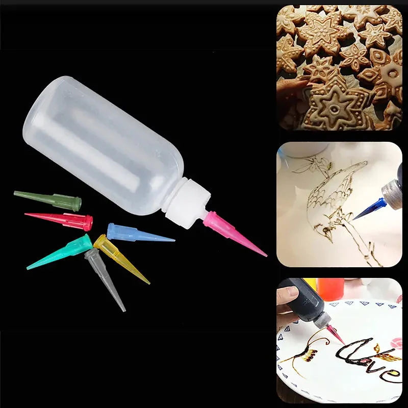 크림 잼 페인팅 스퀴즈 병 7개 노즐 포함 케이크 데코 - Kitchen Baking Drawing 리뷰 및 가격