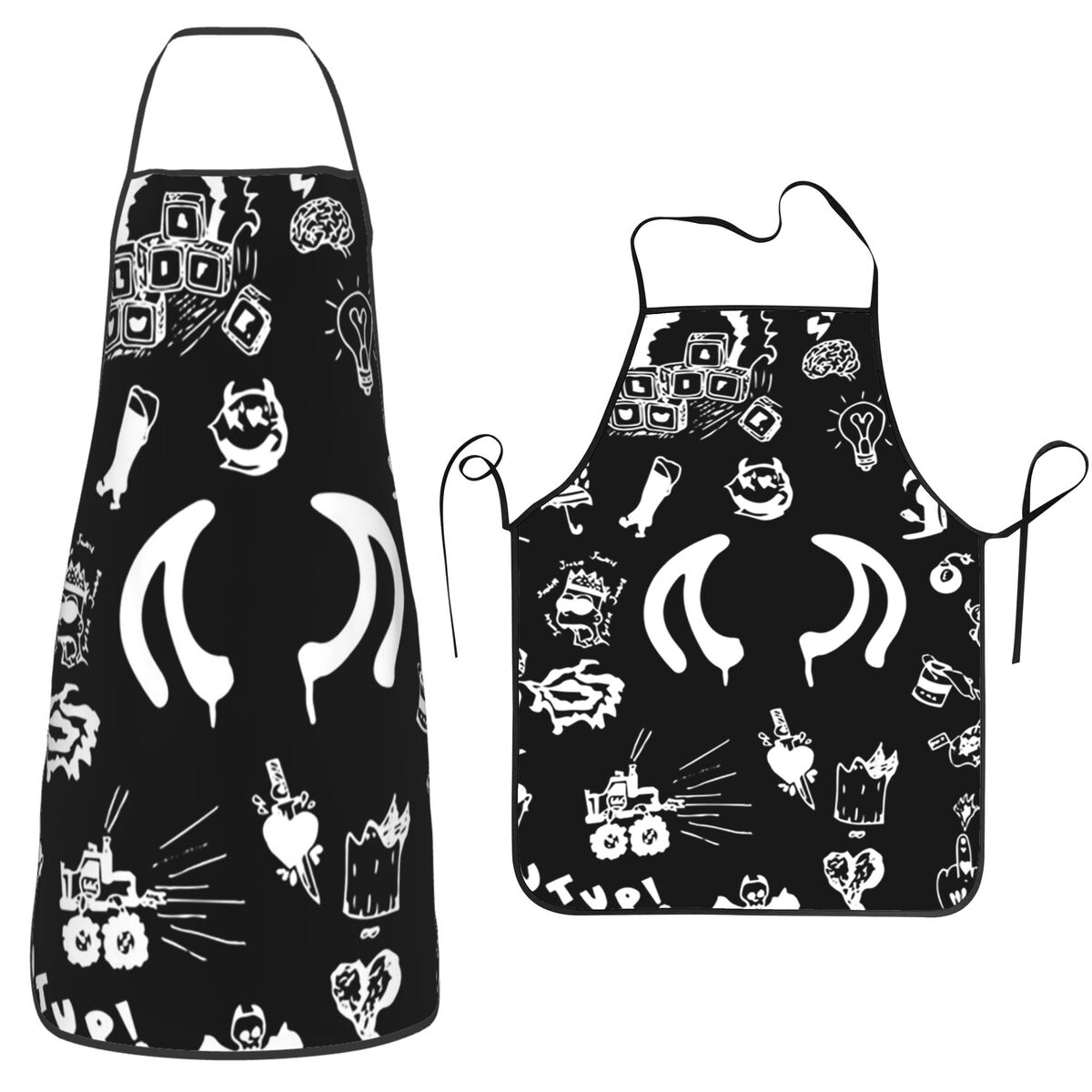 Yungblud 드로잉 문신 시트 앞치마 요리사 요리  - Kitchen Baking Drawing 리뷰 및 가격