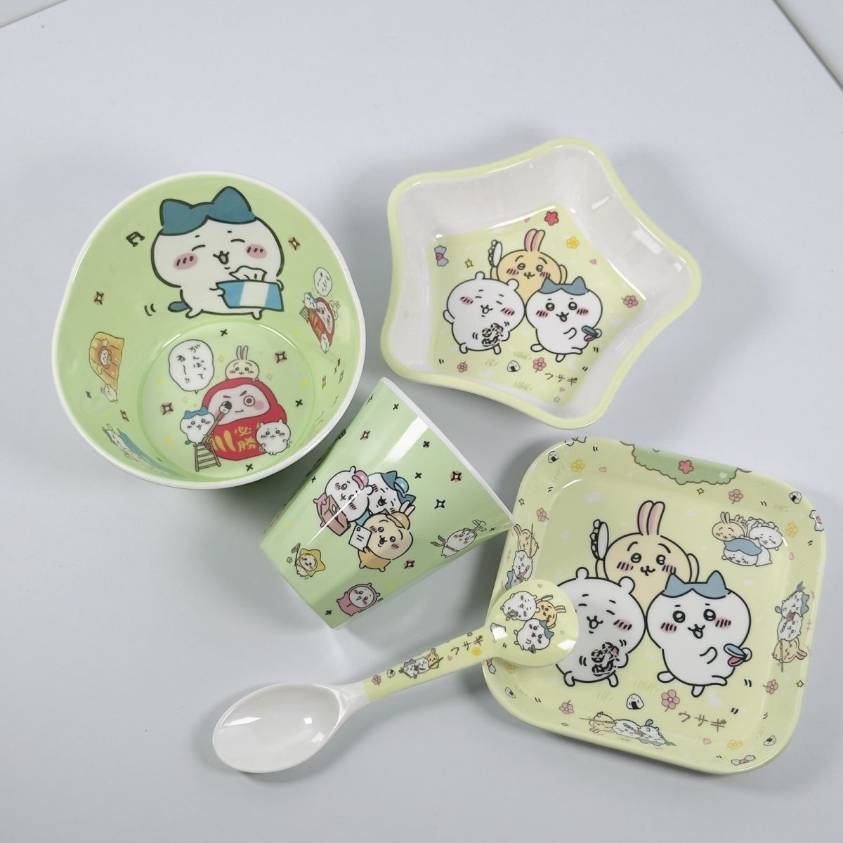 귀여운 아기 그릇 어린이 멜라민 가정용 식기류 만화 학 - Kitchen Utensils 리뷰 및 가격