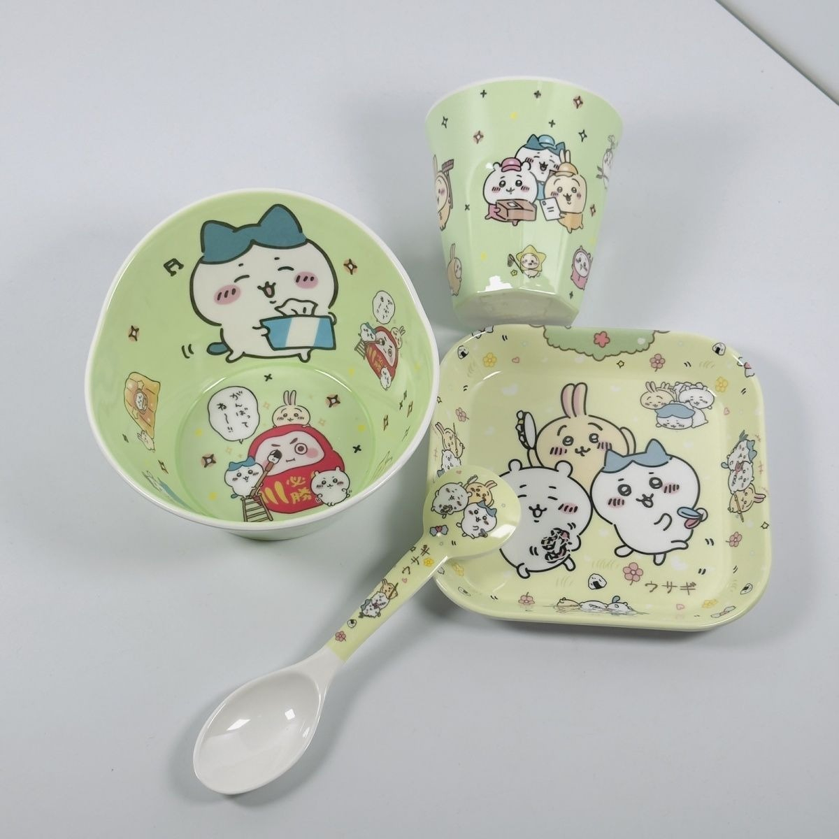 귀여운 아기 그릇 어린이 멜라민 가정용 식기류 만화 학 - Kitchen Utensils 리뷰 및 가격