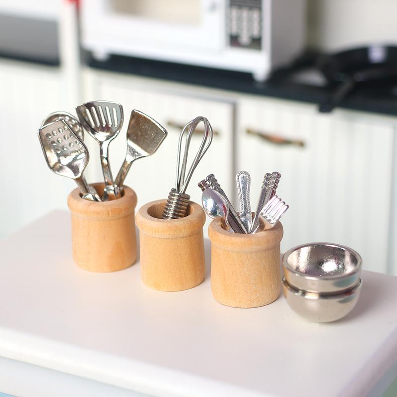 미니어처 주방용품 세트 1:12 스케일 인형의 집 조리 - Kitchen Utensils 리뷰 및 가격