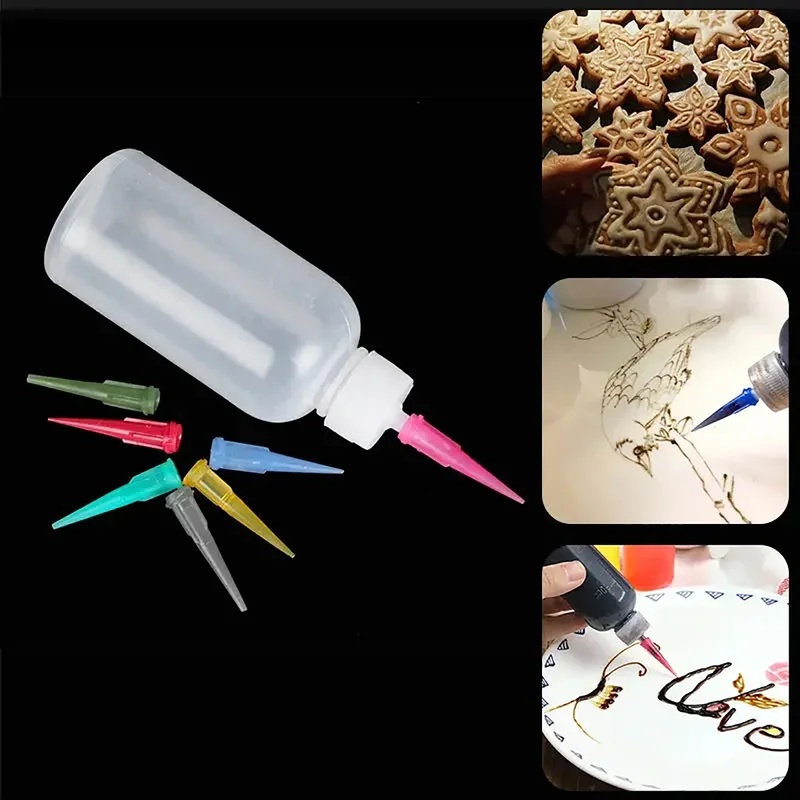1-6세트 크림 잼 페인팅 스퀴즈 병 7개 노즐 포함  - Kitchen Baking Drawing 리뷰 및 가격