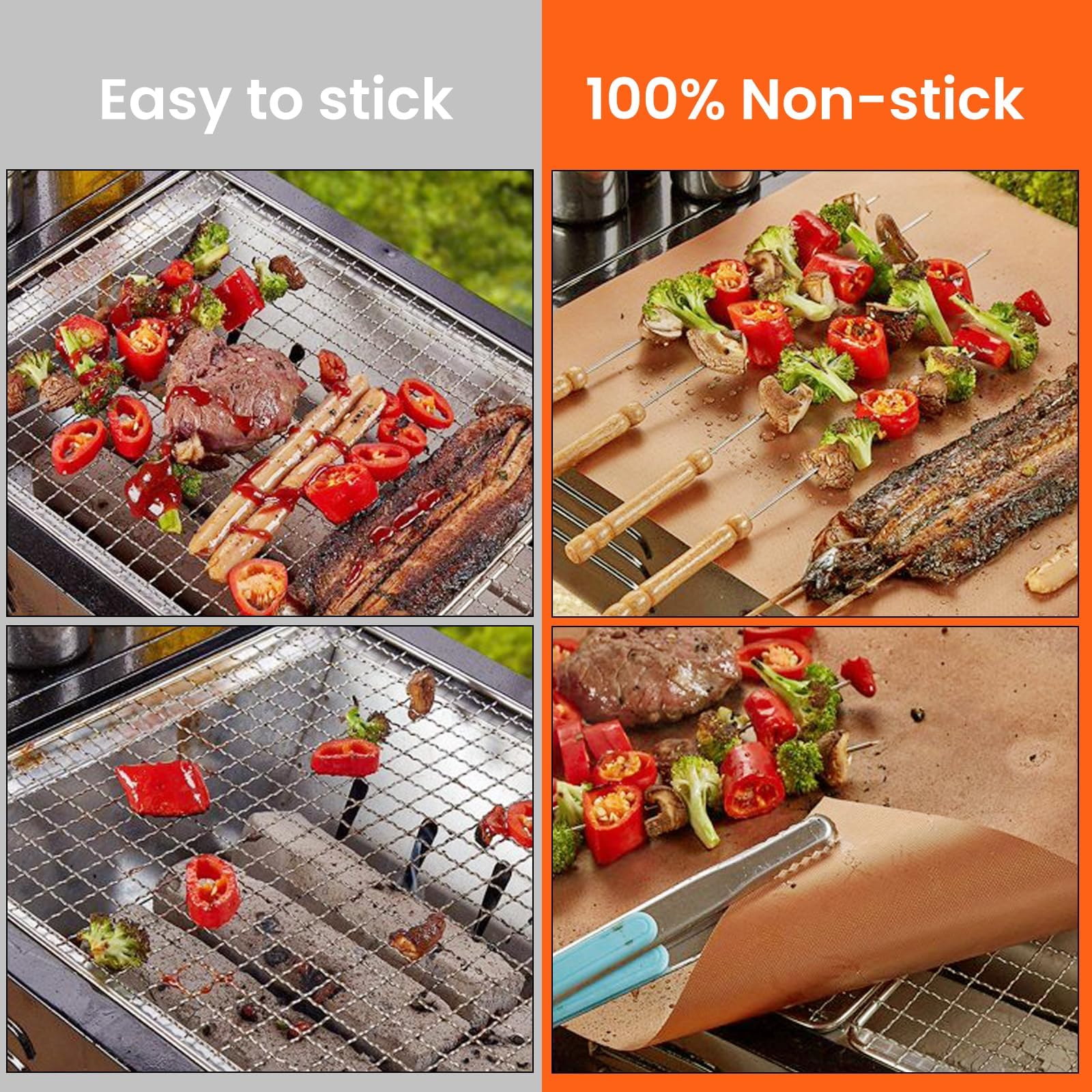 새로운 바베큐 그릴 매트 - 크기 조절 가능 100%  - Super Kitchen Baking Mat 리뷰 및 가격