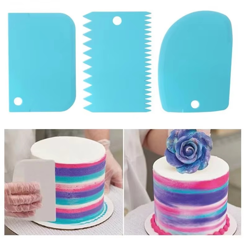 3PCS 크림 스크레이퍼 스무더 불규칙한 톱니 모양 D - Kitchen Tools For Baking 리뷰 및 가격
