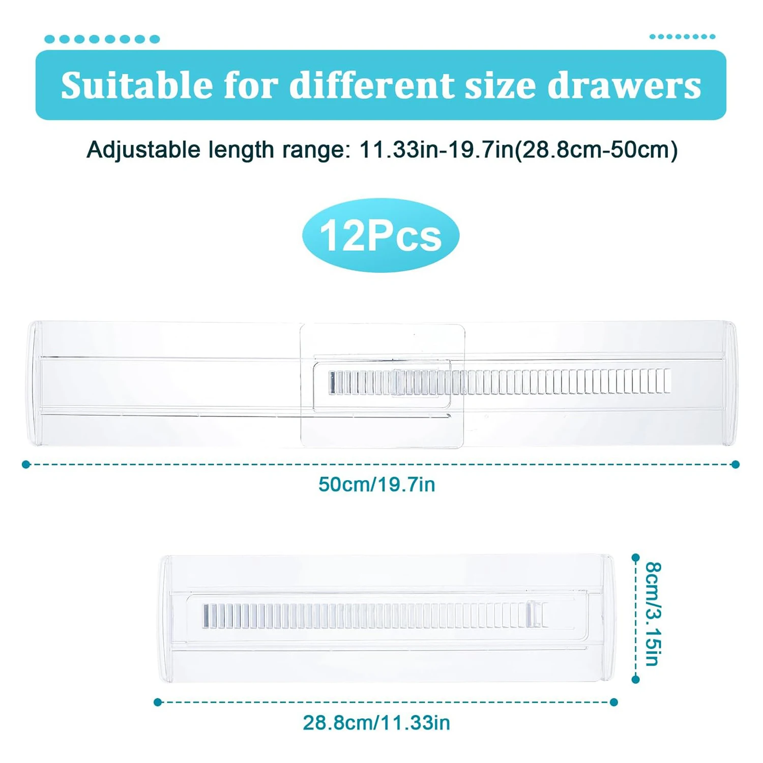 4/6/8/12팩 확장형 서랍 분리대, 주방용품, 침실 - Kitchen Utensils 리뷰 및 가격