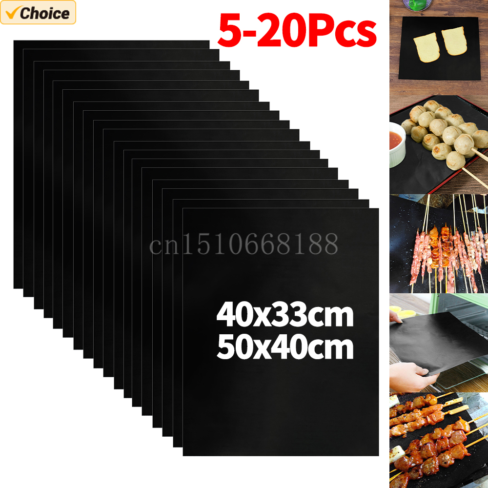 5-20개 오븐 라이너 그릴 매트 33/50x40cm  - Super Kitchen Baking Mat 리뷰 및 가격