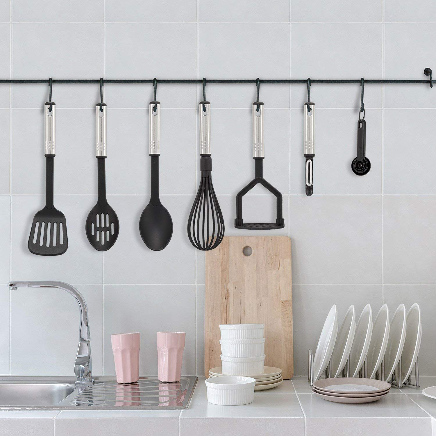 핫세일 42종 논스틱 내열 나일론 스테인리스 스틸 주방 - Kitchen Utensils 리뷰 및 가격