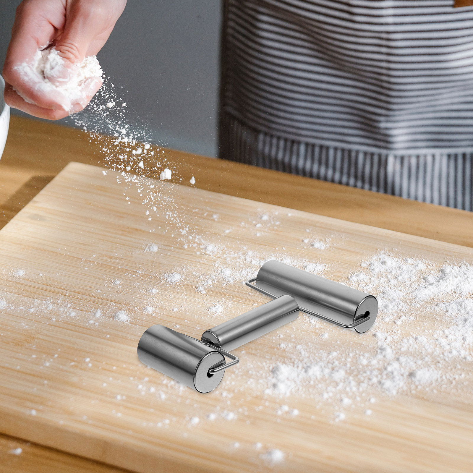 2개입 스테인리스 스틸 반죽 롤링핀, 가정용 파스타 쿠 - Rolling Pin Marble 리뷰 및 가격