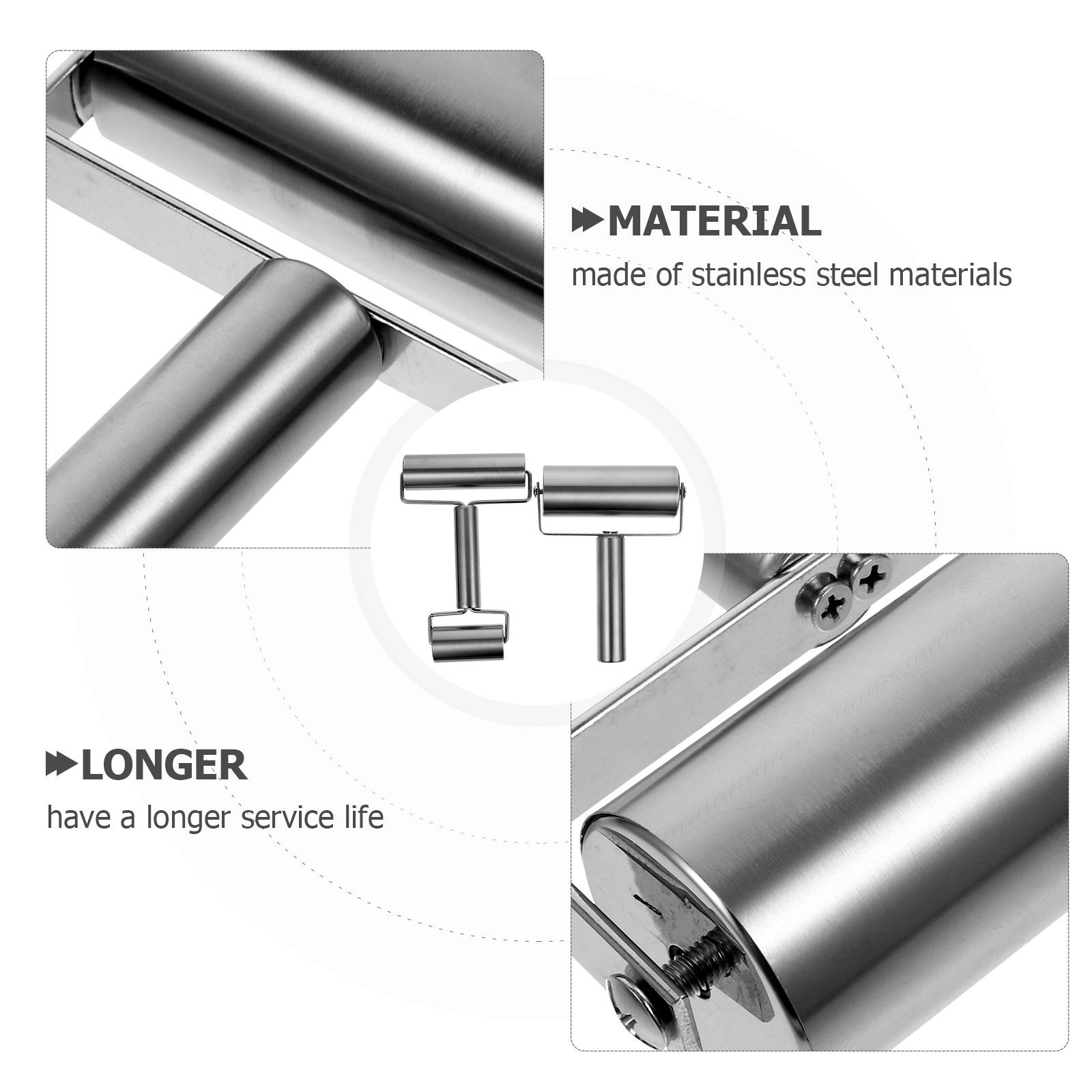 2개입 스테인리스 스틸 반죽 롤링핀, 가정용 파스타 쿠 - Rolling Pin Marble 리뷰 및 가격