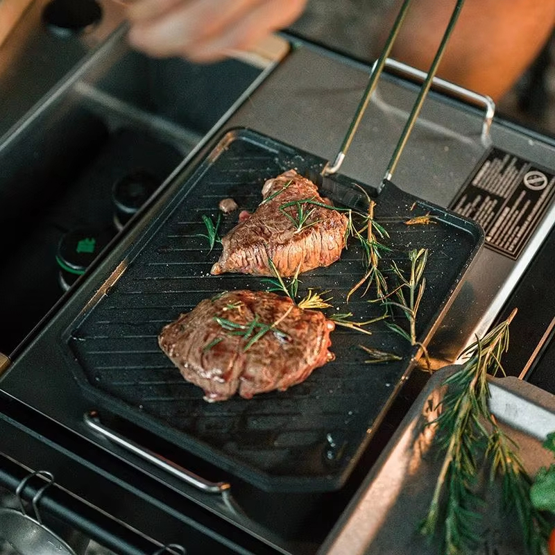 내구성이 뛰어난 사각형 스테인리스 스틸 그릴 팬, 논스 - Kitchen Baking Tray Organiser 리뷰 및 가격